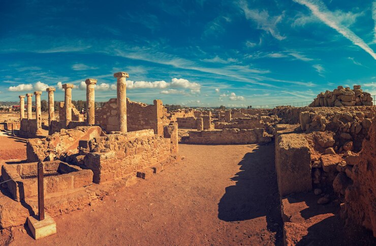 Древние руины города курион 