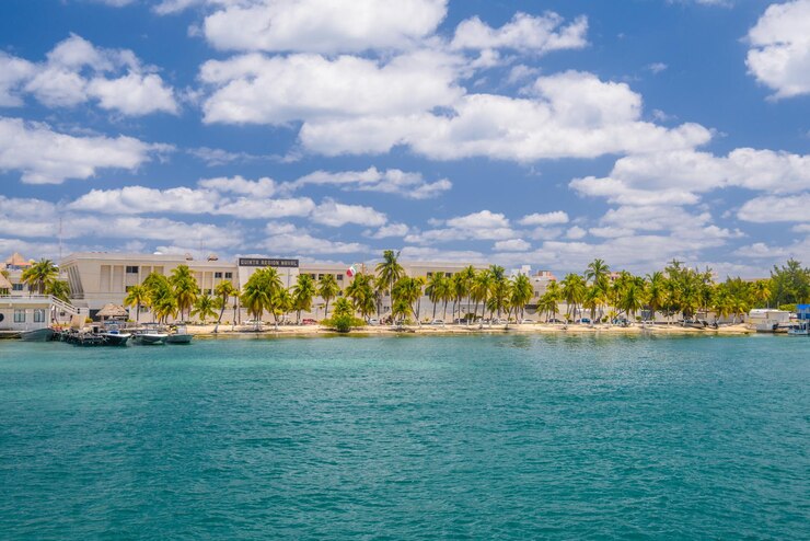 остров исла мухерес в карибском море канкун юкатан мексика