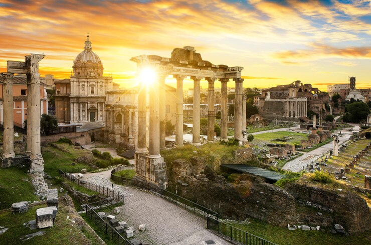 Рим город бу восход италия